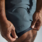 TYR 7" Lined Short // Dark Shadow (Small)