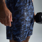 TYR 9" Lined Short // Navy (Small)