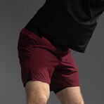 TYR 7" Unlined Short // Windsor Wine (Small)