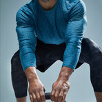 TYR Airtech Long Sleeve Tee // Majolica Heather (Small)