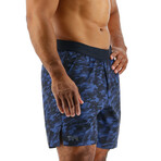 TYR 7" Unlined Short // Navy (Small)