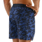 TYR 7" Unlined Short // Navy (Small)