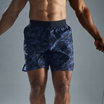 TYR 7" Unlined Short // Navy (Small)