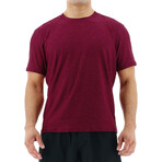 TYR Airtech Tee // Windsor Wine Heather (Small)