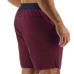 TYR 7" Unlined Short // Windsor Wine (Small)