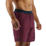 TYR 7" Unlined Short // Windsor Wine (Small)