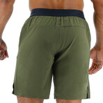 TYR 7" Unlined Short // Olive Night (Small)