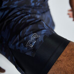 TYR 7" Lined Short // Navy (Small)