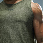 TYR Airtech Tank // Olive Night Heather (Small)