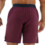 TYR 7" Unlined Short // Windsor Wine (Small)