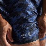 TYR 7" Lined Short // Navy (Small)