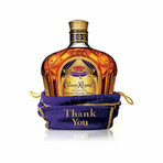 Fine De Luxe Canadian Whiskey + Custom Embroidered Velvet Bag