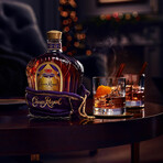 Fine De Luxe Canadian Whiskey + Custom Embroidered Velvet Bag