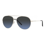 Unisex OV1286S-5035P4 Airdale Sunglasses // Soft Gold + Dark Azure Gradient Polar