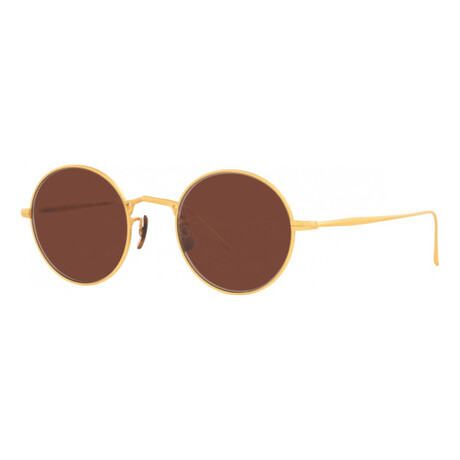 Unisex OV1293ST-5414C5 G. Ponti-3 Sunglasses // Brushed Brass + Burgundy