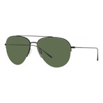 Unisex OV1303ST-50629A Cleamos Sunglasses // Matte Black + Green Polar