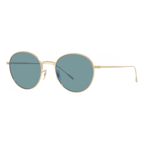 Men's OV1306ST-5311P1 Altair Sunglasses // Brushed Gold + Teal Polar