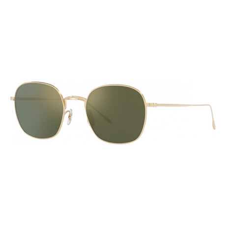 Men's OV1307ST-5292O8 Ades Sunglasses // Gold + Green Gold Gradient