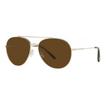 Unisex OV1286S-503557 Airdale Sunglasses // Soft Gold + True Brown