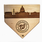 Laser Engraved Home Plate // Skyline Series // Washington Nationals