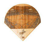 Laser Engraved Wood Plate // MLB Stadium // New York Yankees