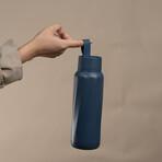 The WaterH Smart Bottle // Magnetite Blue