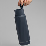 The WaterH Smart Bottle // Magnetite Blue