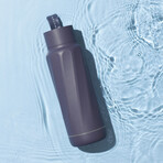 The WaterH Smart Bottle // Magnetite Blue