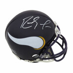 Randy Moss Signed Minnesota Vikings Throwback Riddell Mini Helmet