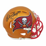 Warren Sapp // Signed Tampa Bay Buccaneers FLASH Riddell Speed Mini Helmet