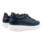 Leather Sneaker // Style 2 // Navy Blue (Euro: 44)