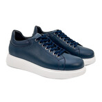 Leather Sneaker // Style 2 // Navy Blue (Euro: 44)