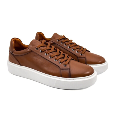 Leather Sneaker // Style 3 // Tobacco (Euro: 40)