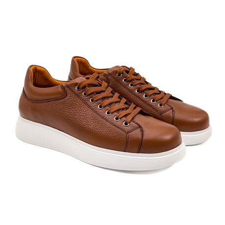 Leather Sneaker // Style 2 // Tobacco (Euro: 40)