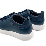 Leather Sneaker // Style 2 // Navy Blue (Euro: 44)
