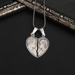 925 Sterling Silver Heart Necklace