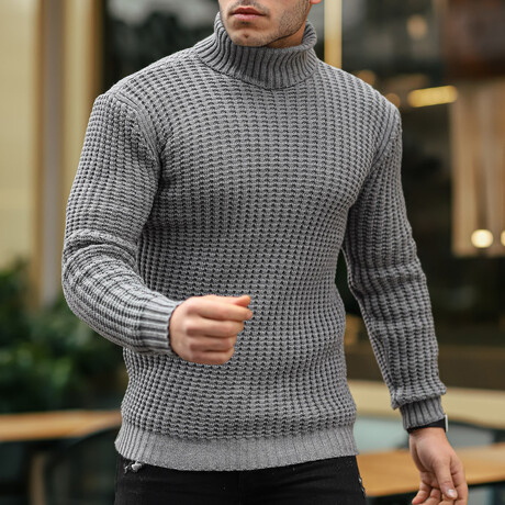 Nopenli Roving Knitted Sweater // Smoked (S) - Valiberta - Touch of Modern