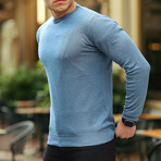 Raglan Crewneck Sweater // Indigo (L)