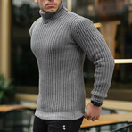 Nopenli Roving Knitted Sweater // Smoked (M)