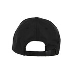 Printed Logo Patch Baseball Hat (Blue)