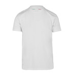 Logo Patch Crewneck T-Shirt // White (S)