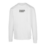 Tri-Color Stripe Crewneck Sweater // White (S)