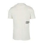 Logo Stripe T-Shirt // White (S)