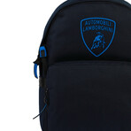 Logo Rubber Patch Backpack (Blue)