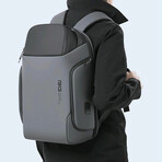 Hidden Zipper Smart Backpack // Gray