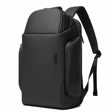 Hidden Zipper Smart Backpack // Black