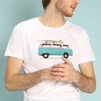 Blue Van T-Shirt // White (S)