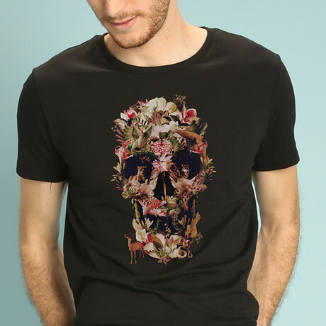 Jungle Skull T-Shirt // Black (S)