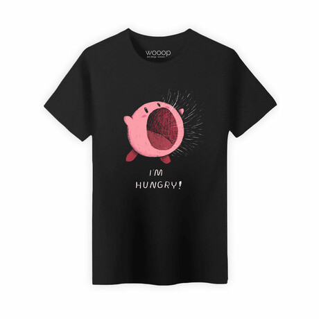 I'm Hungry T-shirt // Black (S)