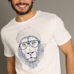 Cool Lion T-Shirt // White (S)